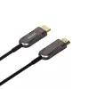 UNITEK Premium HDMI 60m aktívny optický kábel - čierna