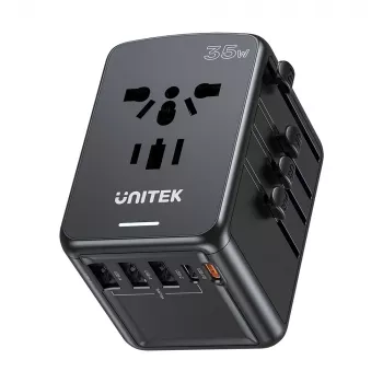 UNITEK Riad EU/US/UK/AUS PD 35W cestovná nabíjačka