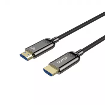 UNITEK aktívny optický HDMI 2.1 kábel 8K 120Hz 70m čierny