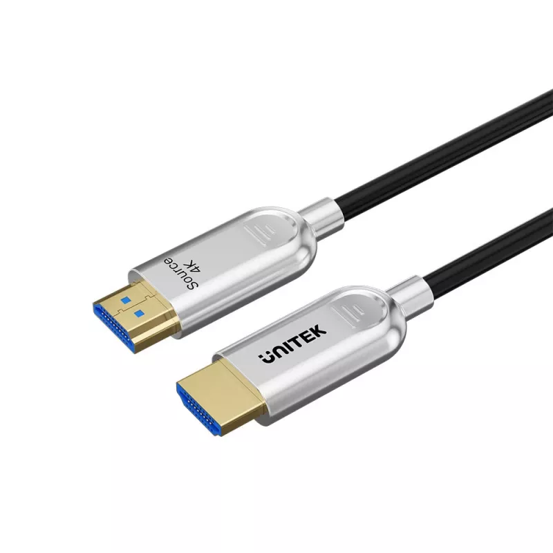 UNITEK HDMI 2.0 aktívny optický kábel (AOC) 4K 60Hz 50m čierny