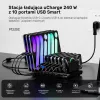 UNITEK 10-port USB-C & USB-A 240W nabíjacia stanica