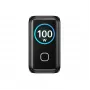 UNITEK GaN nabíjačka s displejom 100W 3xUSB-C 1xUSB-A PD3.0 QC4.0 čierna