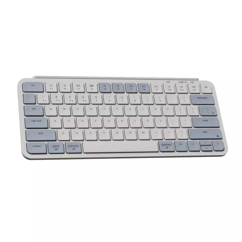 Keychron B1 Pro Ultra-Slim bezdrôtová mechanická klávesnica bielo-modrá
