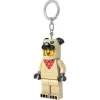 LEGO Minifigures mopslík kľúčenka s LED svetlom LGL-KE213H