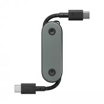 Native Union Pocket Cable USB-C na USB-C 17 cm Slate Green