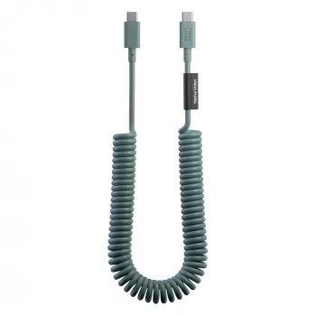 Native Union Pop Cable USB-C na USB-C 2,4m 60W Slate Green