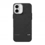Laut Kev Protect Case pre iPhone 16 s MagSafe (čierna)