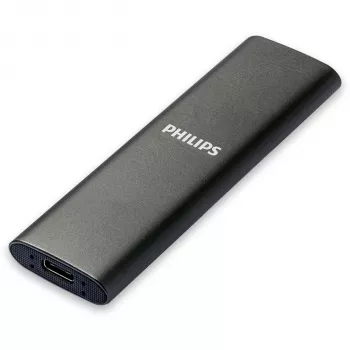 Philips externé SSD 500GB Ultra Speed sivé