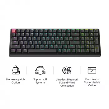 Keychron K4X-J1 96% Red Switch RGB Hot-Swap mechanická klávesnica