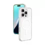 AMAZINGTHING Minimal Mag Case silikónové puzdro s magnetickým krúžkom pre iPhone 16 Pro - transparentné