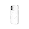 AMAZINGTHING Minimal Mag Case silikónové puzdro s magnetickým krúžkom pre iPhone 16 - transparentné