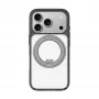 AMAZINGTHING Titan Pro MagSpin puzdro pre iPhone 17 Pro, kompatibilné s MagSafe, sivá
