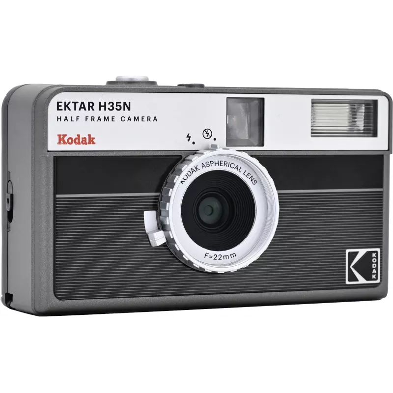 Kodak EKTAR H35N fotoaparát pruhovaný čierny
