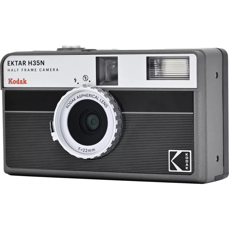 Kodak EKTAR H35N fotoaparát pruhovaný čierny