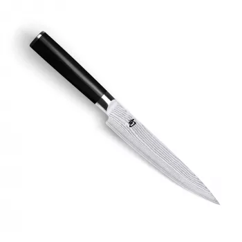 KAI Shun Classic vykosťovací nôž 23 cm (9 palcov) damašková oceľ VG-10 rukoväť z pakkawoodu