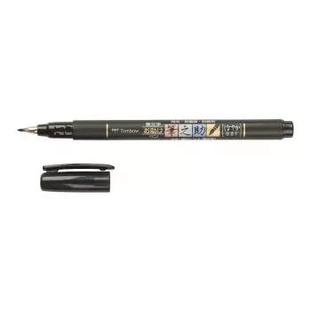 Tombow Fudenosuke štetec pero mäkký hrot čierny