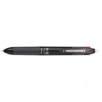 PILOT PEN FriXion Ball 4 vymazateľné gélové pero 4-in-1 čierne puzdro 0,5 mm extra jemné