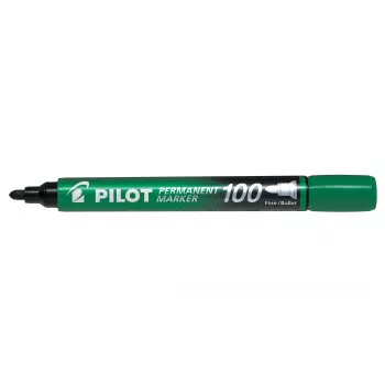 Pilot Pen 100 permanentný marker zelený 1,0 mm