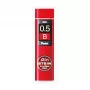 Pentel C275-BO Super Hi-Polymer balenie náhradných tuh - červená - 0,5 mm - 40 tuh - box