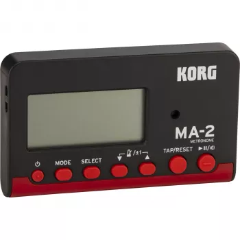 Korg MA2-BKRD LCD vreckové digitálne metronóm čierne/červené