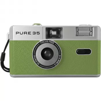 KODAK Pure 35 Green jednorazový fotoaparát 35mm ISO 400 27 záberov vstavaný blesk