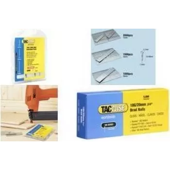 TACWISE 18 Gauge klince do klincovačky 30 mm pozinkované, 5000 ks, kompatibilné s pneumatickými klincovačkami - 1 balenie (0397)