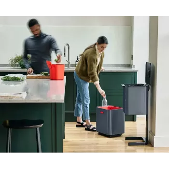 Joseph Joseph odpadkový kôš Totem 60 L sivý