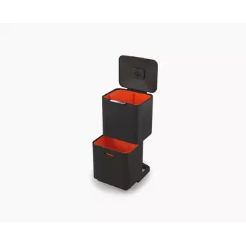 Joseph Joseph Totem Max 60L čierny odpadkový a recyklačný kôš