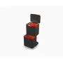 Joseph Joseph Totem Max 60L čierny odpadkový a recyklačný kôš