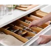 Joseph Joseph DrawerStore Bamboo organizér na príbor, kuchynské náčinie a pomôcky