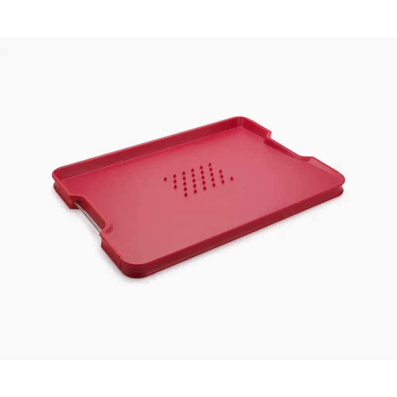 Joseph Joseph Cut&Carve Plus obojstranná XL doska na krájanie červená