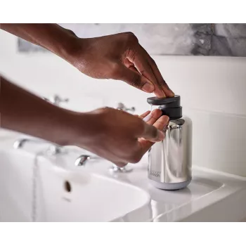 Joseph Joseph EasyStore Luxe dávkovač mydla z nehrdzavejúcej ocele 350 ml