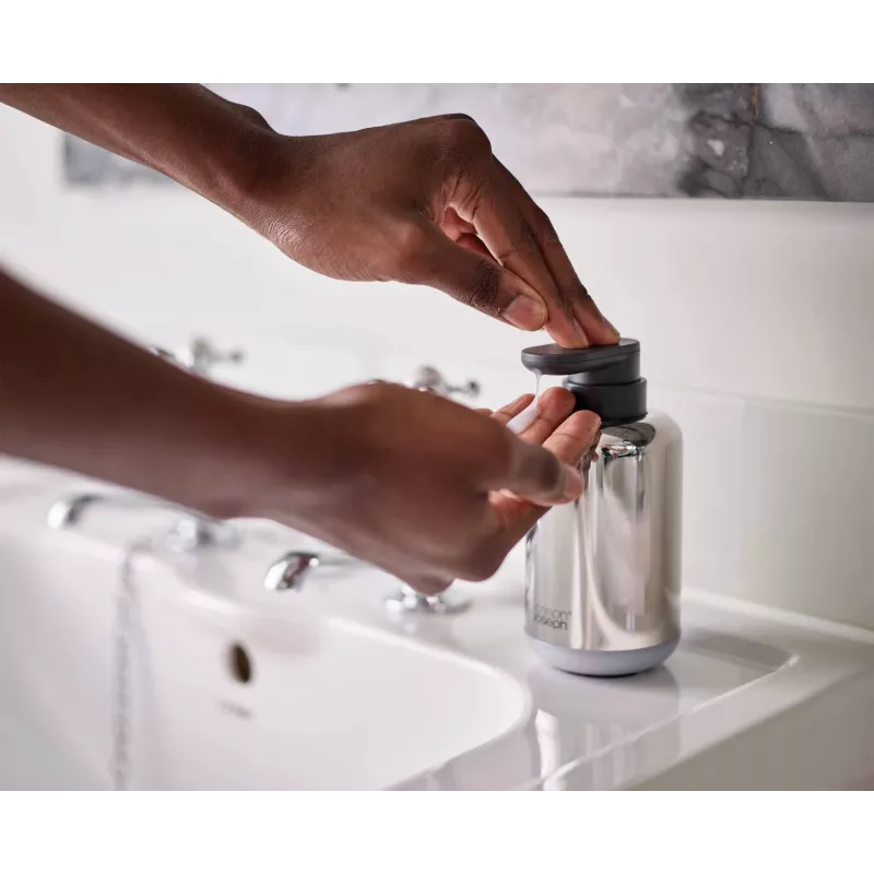 Joseph Joseph EasyStore Luxe dávkovač mydla z nehrdzavejúcej ocele 350 ml