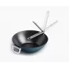 Joseph Joseph Space sklápacia rúčka keramický nepriľnavý wok 32 cm modrý