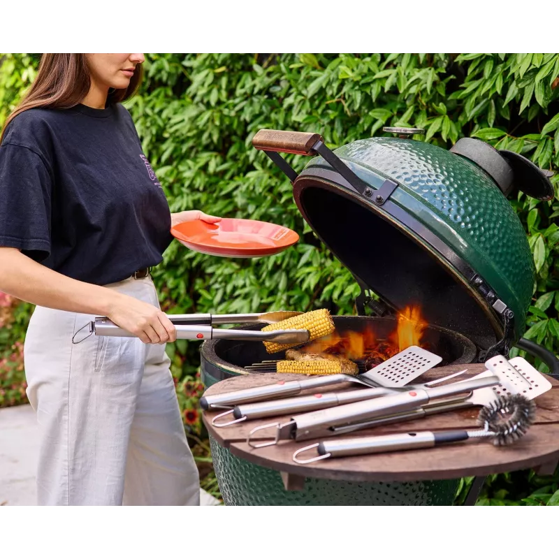 Joseph Joseph GrillOut 2-dielna sada BBQ obracačky a klieští, sivá/nehrdzavejúca oceľ