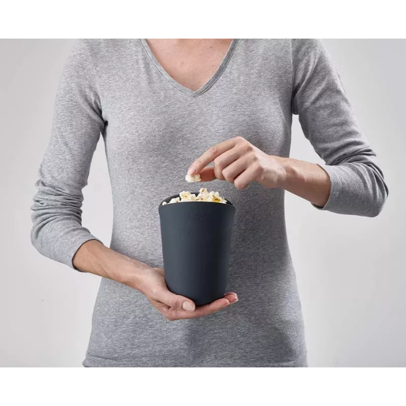 Joseph Joseph M-Cuisine 2-dielna oranžová sada na výrobu popcornu v mikrovlnnej rúre