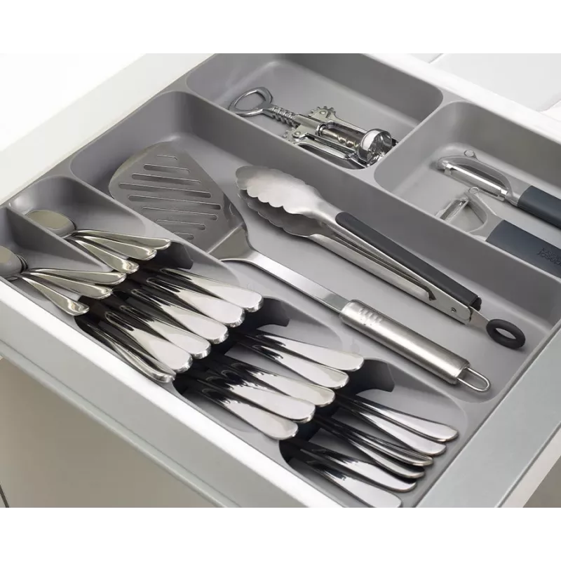 Joseph Joseph DrawerStore sivý organizér na príbor, kuchynské náčinie a gadgety