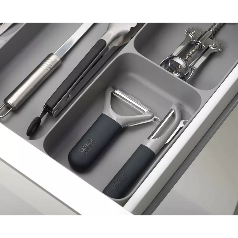 Joseph Joseph DrawerStore sivý organizér na príbor, kuchynské náčinie a gadgety