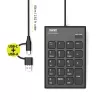 PORT Designs PORT Connect numerická klávesnica USB-C čierna