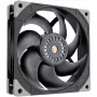SILVERSTONE TECHNOLOGY SST-FHL140 140mm čierny ventilátor do skrine, 4-Pin PWM, Hydraulic Bearing, 0-1500 RPM, 92,5 CFM