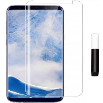 Evelatus Samsung Galaxy S8 Plus priehľadné sklo UV + lepidlo ochranné sklo na displej