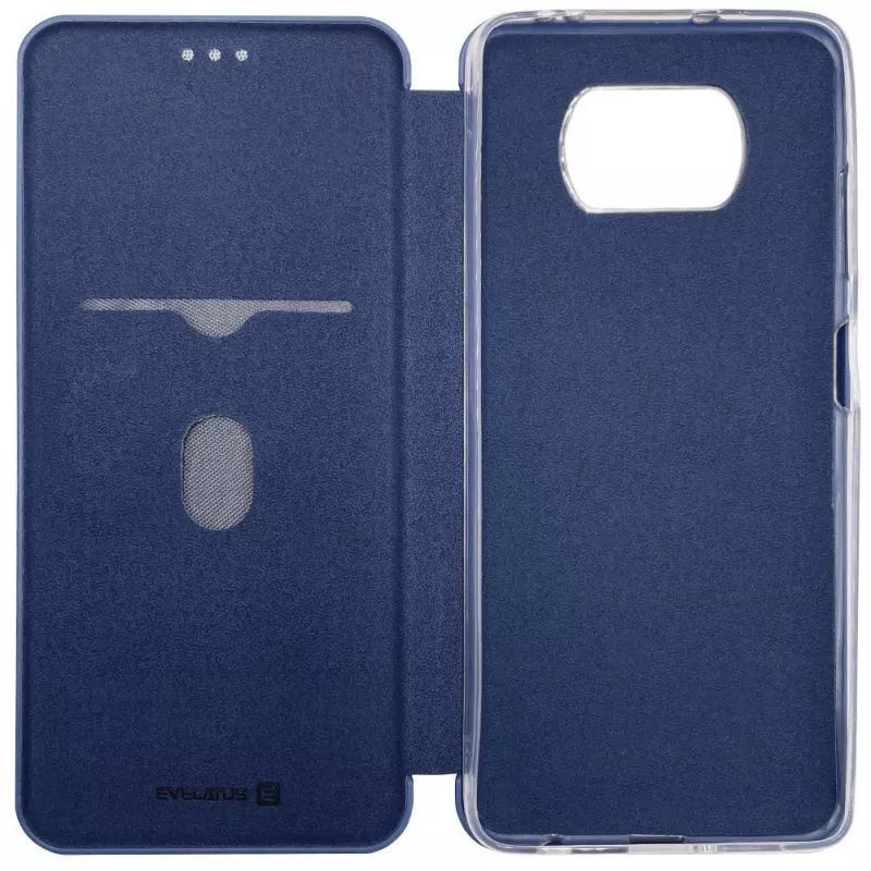 Evelatus Xiaomi Poco X3/X3 NFC/X3 Pro Book Case tmavomodré