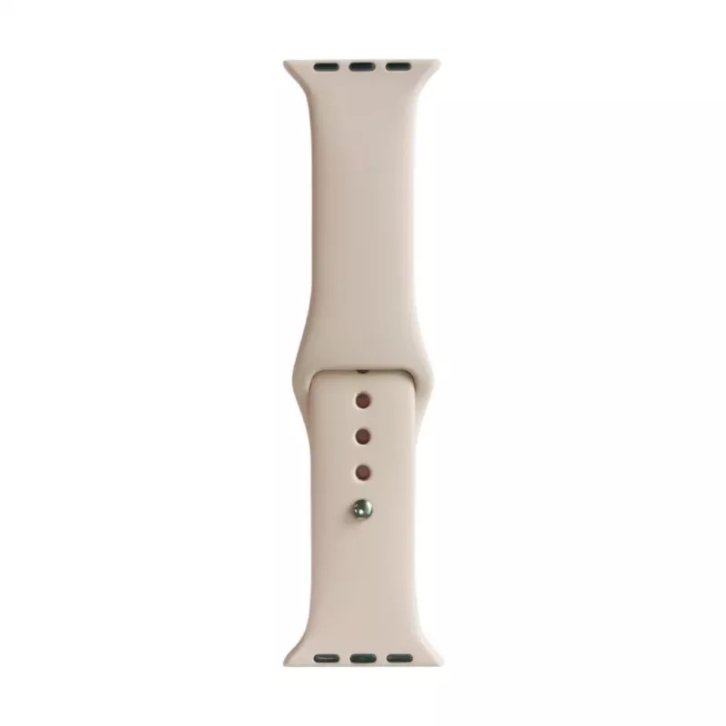 Evelatus Apple Watch 42/44/45mm silikónový náramok Solo Loop (140mm M/L) ružový piesok