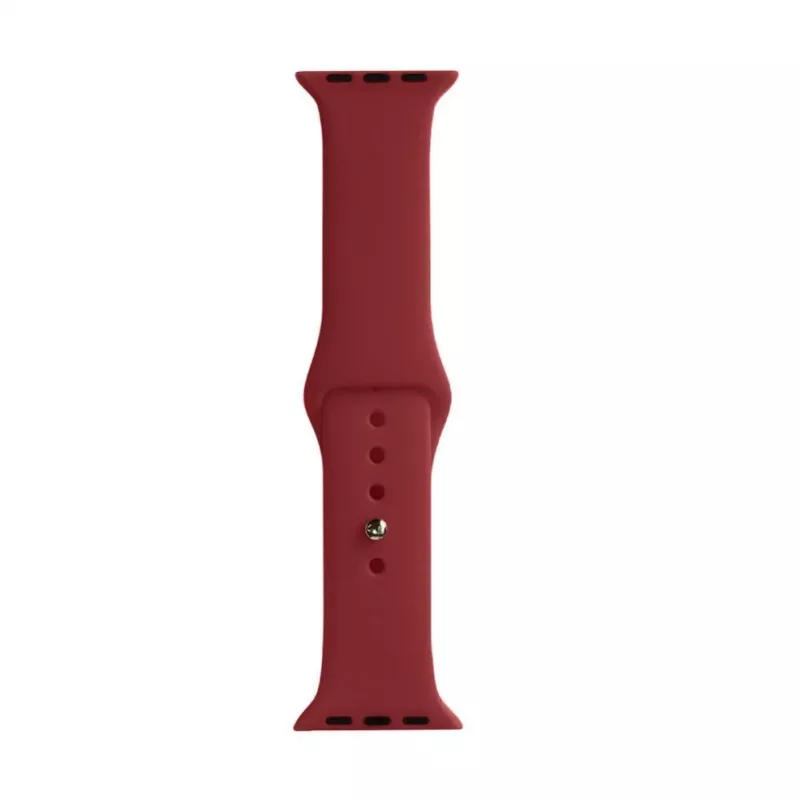 Evelatus Apple Watch 42/44/45mm silikónové náramky Solo Loop (140mm M/L) Plum