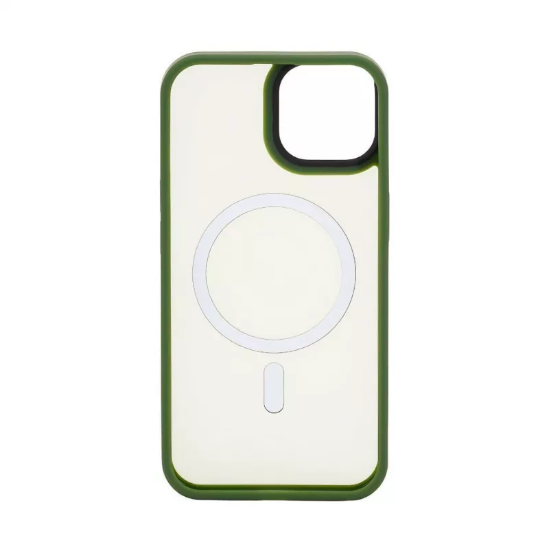 Connect Apple iPhone 13 Hybridné puzdro s magnetom PC+TPU zelené