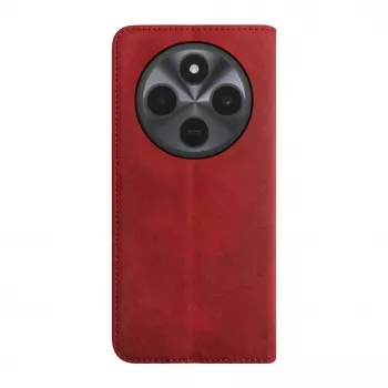 Evelatus Xiaomi Redmi 14C 4G/ 14C 5G / Redmi A4 / POCO C75 PU kožené knižné puzdro červené