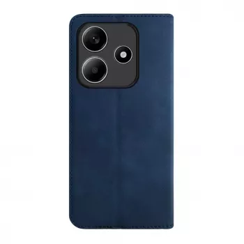 Evelatus Xiaomi Redmi Note 14 5G knižné puzdro PU koža tmavomodré