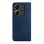 Evelatus Xiaomi Redmi Note 14 5G knižné puzdro PU koža tmavomodré