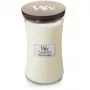 WoodWick White Tea & Jasmine vonná sviečka v skle, Medium, 275g