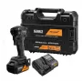 DEWALT 18V XR bezkartáčový rázový uťahovač 1x5,0Ah sada s akumulátorom DCF86MP1T
